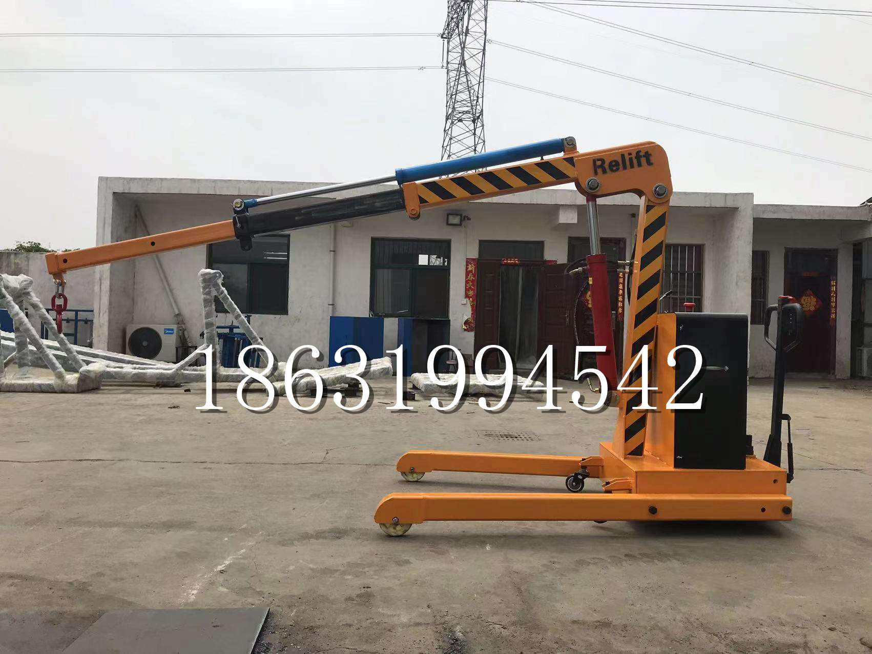 东城区久征定做3吨三轮随车吊 农用园林绿化移树吊 平板工程用小吊机